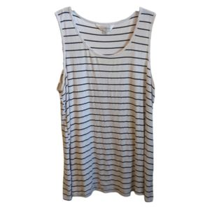 Charming Charlie Striped Tank Top Size Large